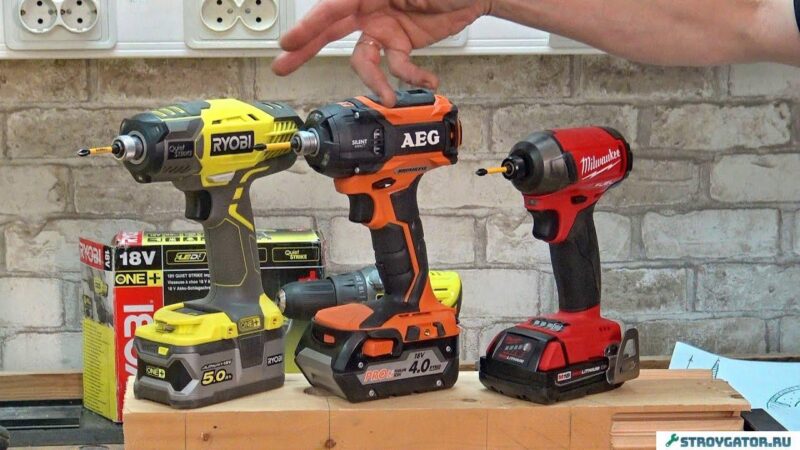 Выбираем шуруповёрт